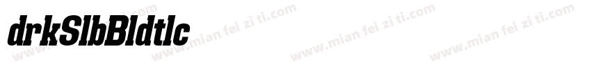 Adirek Slab Bold Italic字体转换